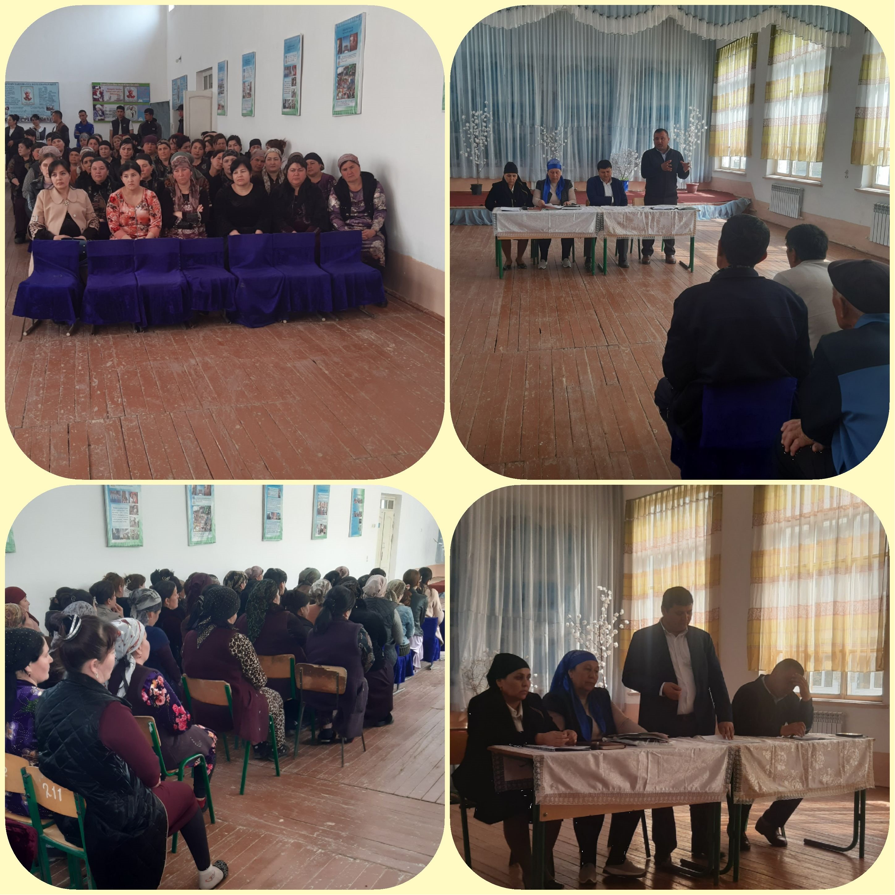 Sinf rahbarlari va maktab jamoasi ota-onalar bilan hamkorlikda ishlash